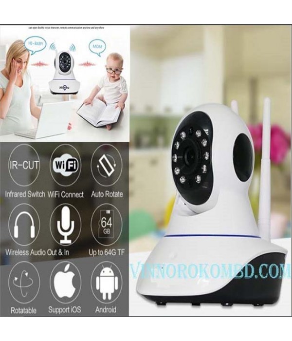 WiFi IP Camera 13 IR LED Night Vision Dual Audio Webcam